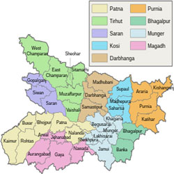 Map Of Bihar