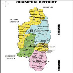 Map Of Mizoram