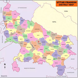 Map Of Uttar Pradesh